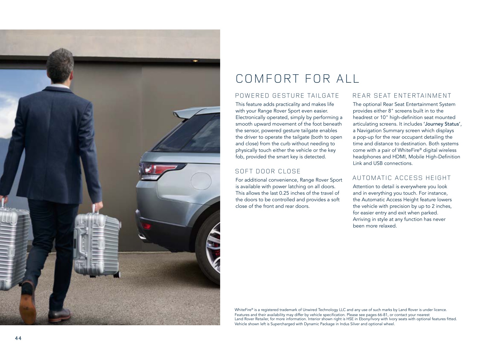 2017 Range Rover Sport Brochure Page 47